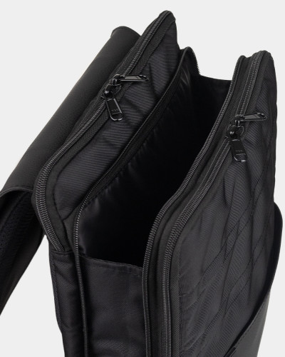 "DATABASE" POLYESTER, BLACK 01