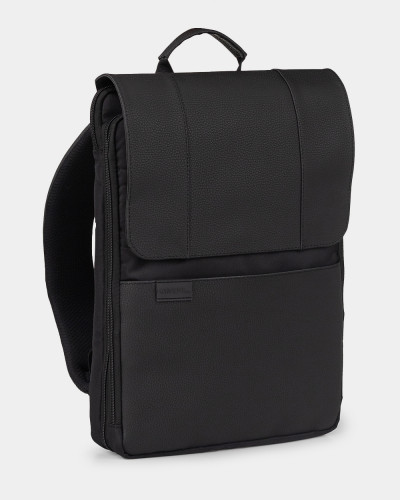 "DATABASE" POLYESTER, BLACK 01