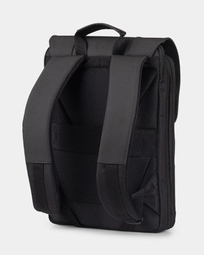 "DATABASE" POLYESTER, BLACK 01