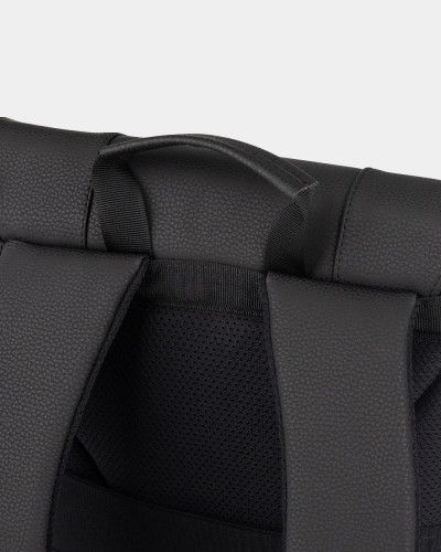 "DATABASE" POLYESTER, BLACK 01