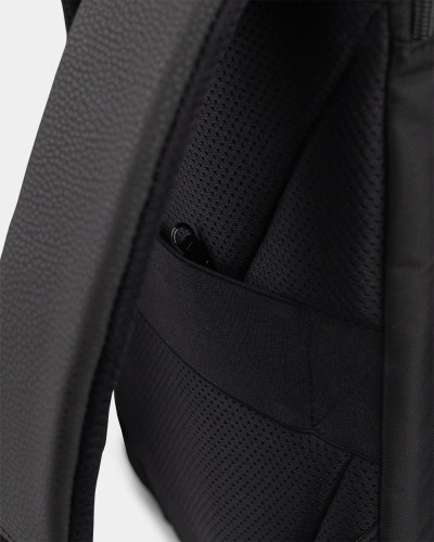 "DATABASE" POLYESTER, BLACK 01