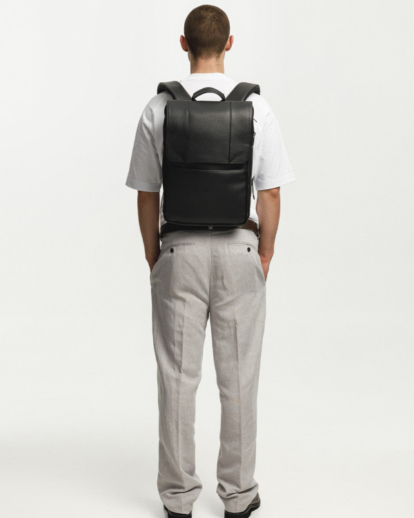 DATABASE ECO-LEATHER, BLACK