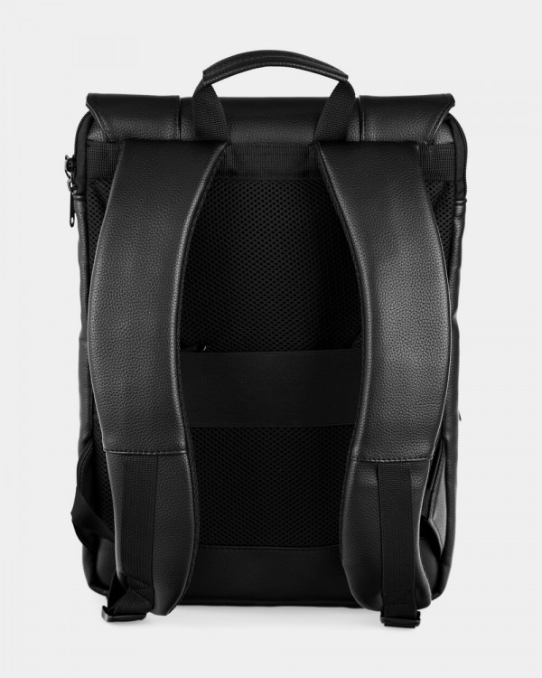DATABASE ECO-LEATHER, BLACK