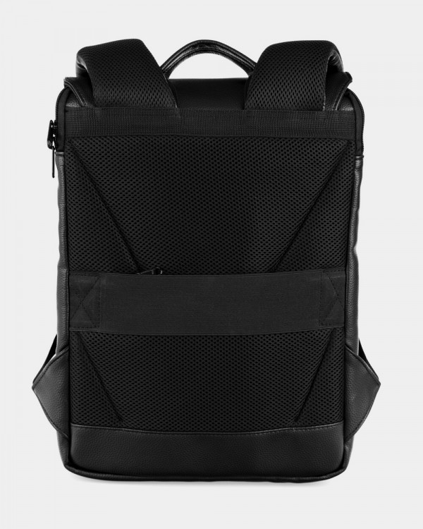 DATABASE ECO-LEATHER, BLACK