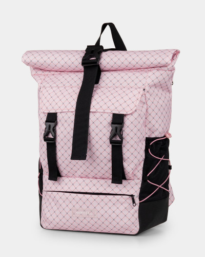 "WIDE LIGHT" PRINT PINK CHECK