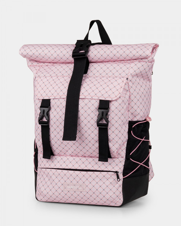 "WIDE LIGHT" PRINT PINK CHECK