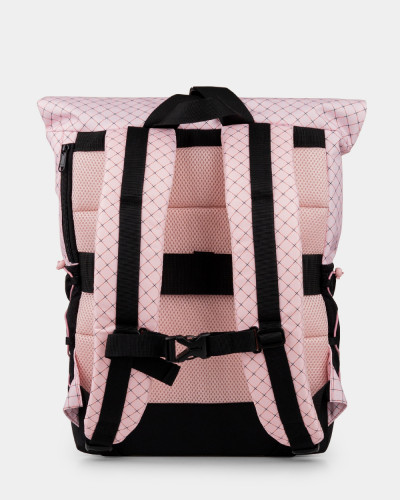 "WIDE LIGHT" PRINT PINK CHECK