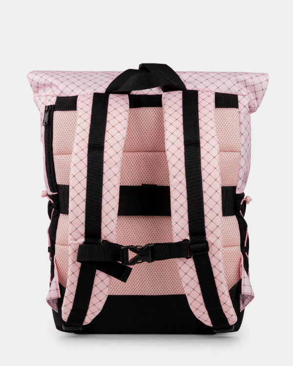 "WIDE LIGHT" PRINT PINK CHECK