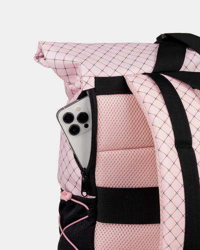 "WIDE LIGHT" PRINT PINK CHECK