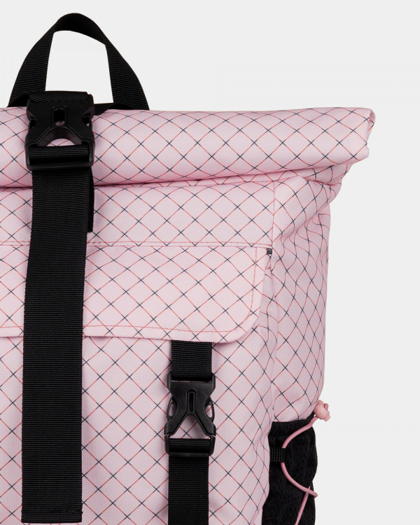 "WIDE LIGHT" PRINT PINK CHECK