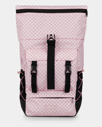 "WIDE LIGHT" PRINT PINK CHECK