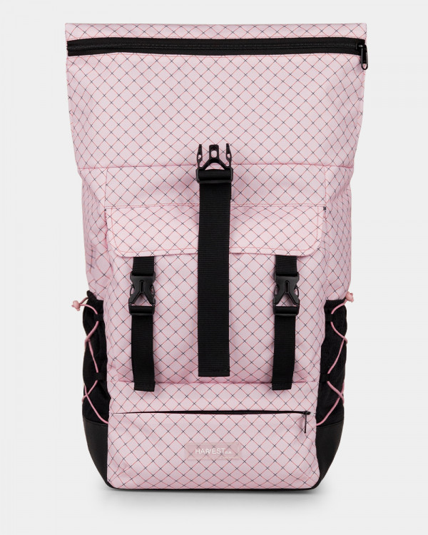 "WIDE LIGHT" PRINT PINK CHECK