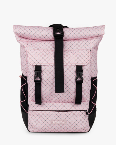 "WIDE LIGHT" PRINT PINK CHECK