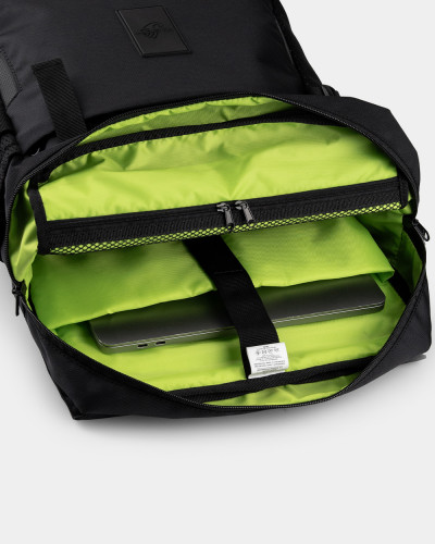 "TRAVEL TEC M" POLYESTER, BLACK