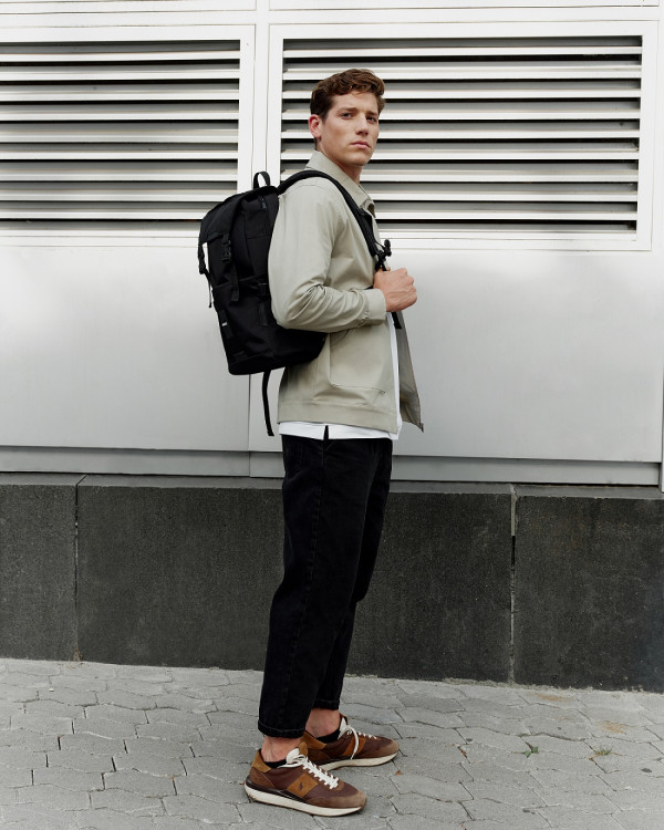 TRAVEL TEC M POLYESTER, BLACK