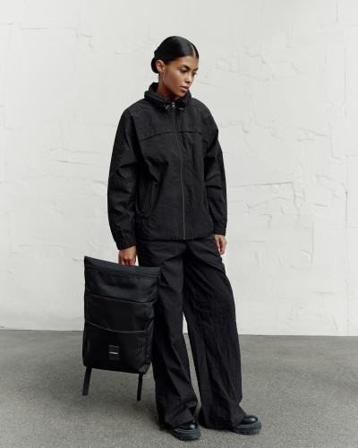 "CITY TEC" POLYESTER, BLACK