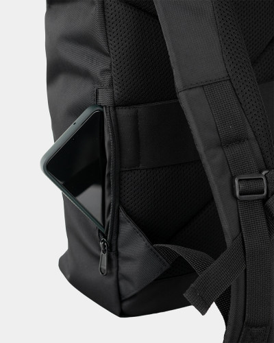 "CITY TEC" POLYESTER, BLACK