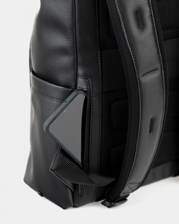 CLASSIC ROLL ECO-LEATHER, BLACK