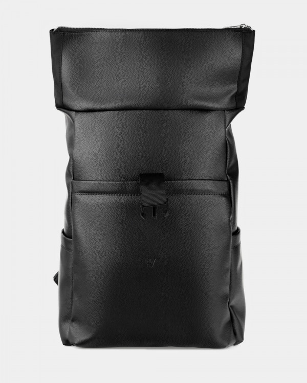 CLASSIC ROLL ECO-LEATHER, BLACK