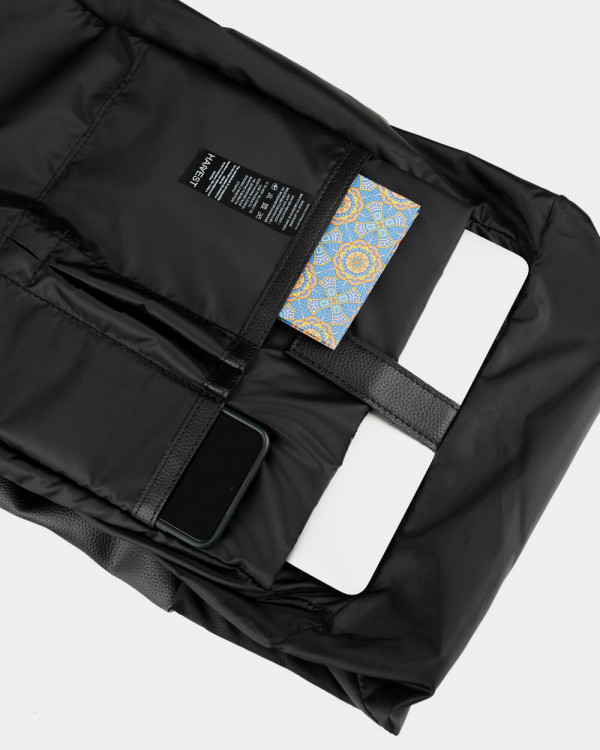 CLASSIC ROLL ECO-LEATHER, BLACK