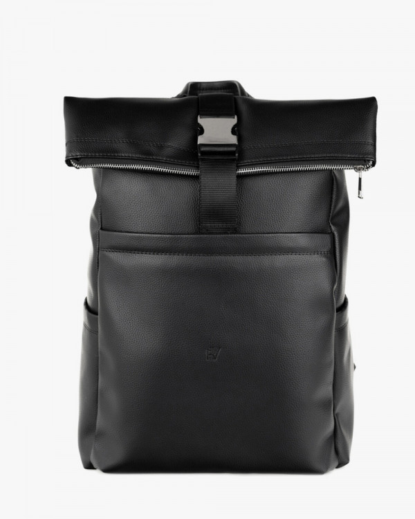 CLASSIC ROLL ECO-LEATHER, BLACK