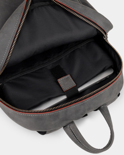 "TOWN" LEATHER, GRAY