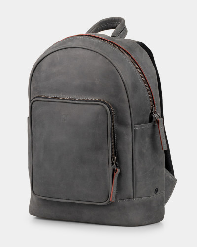 "TOWN" LEATHER, GRAY