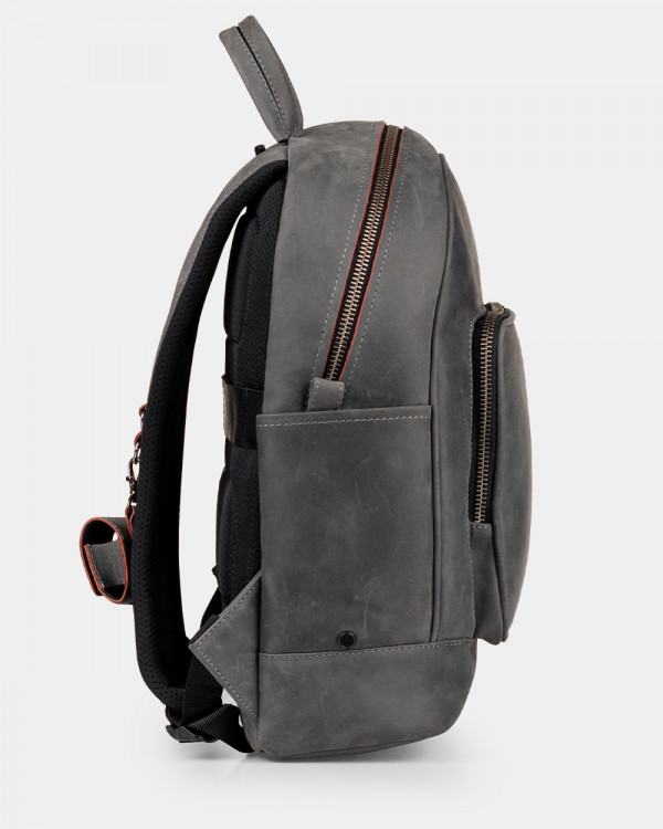 TOWN LEATHER, GRAY