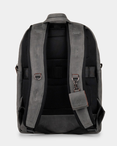 "TOWN" LEATHER, GRAY