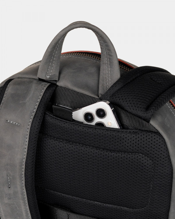 TOWN LEATHER, GRAY
