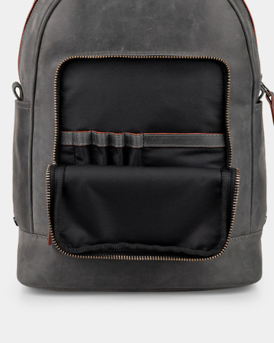 "TOWN" LEATHER, GRAY