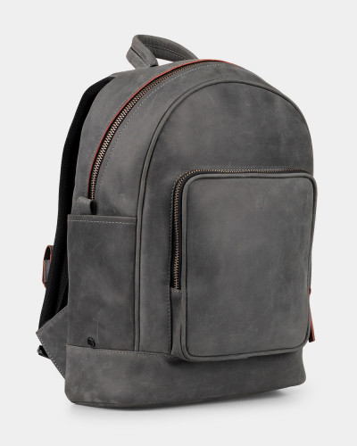"TOWN" LEATHER, GRAY