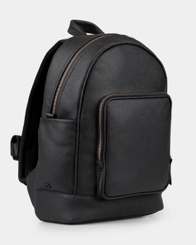 "TOWN" LEATHER, BLACK