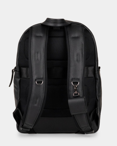 "TOWN" LEATHER, BLACK