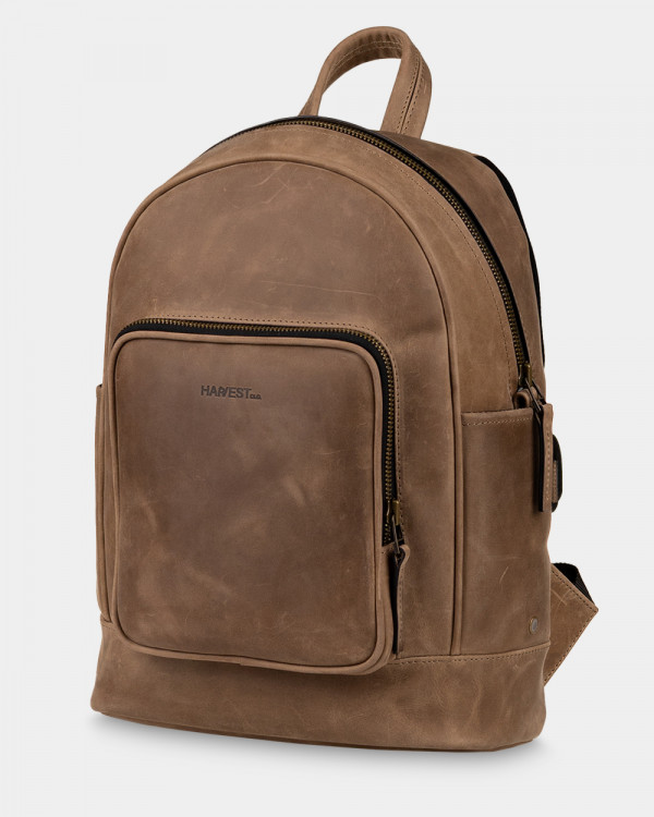 "TOWN" LEATHER, BROWN