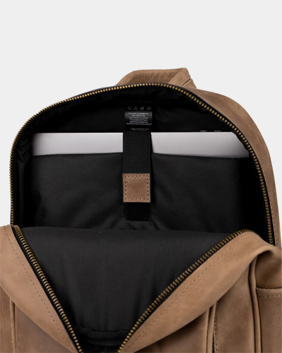 "TOWN" LEATHER, BROWN