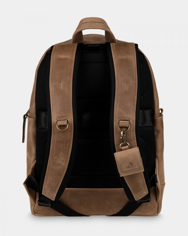 "TOWN" LEATHER, BROWN