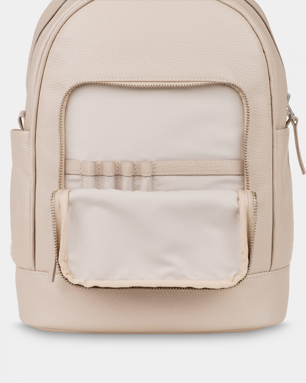 "TOWN" LEATHER, MILKY