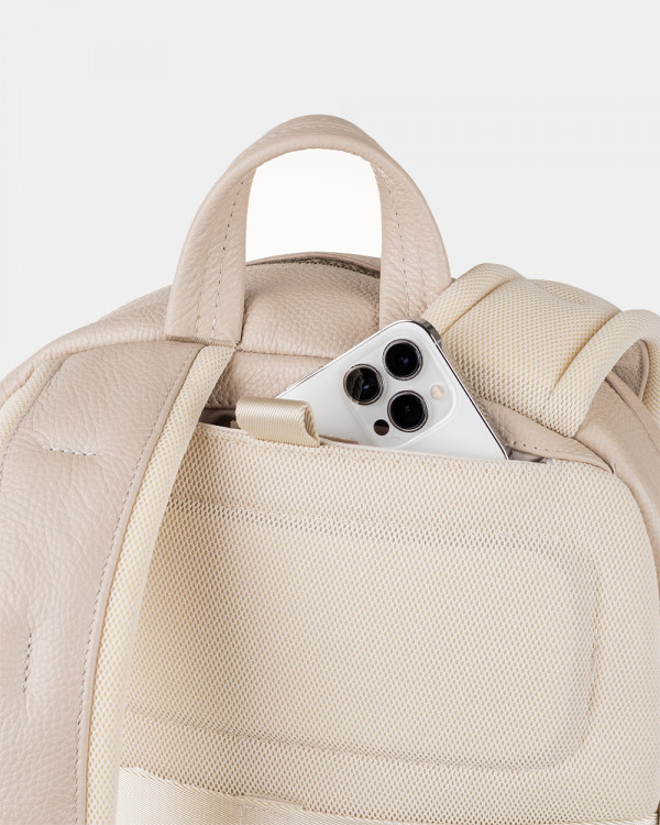 "TOWN" LEATHER, MILKY
