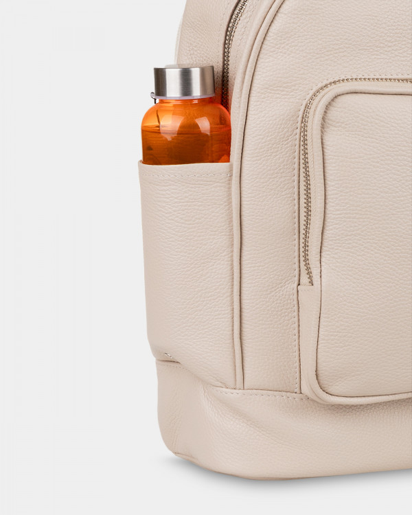 "TOWN" LEATHER, MILKY