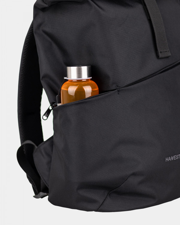 BASIC ROLLTOP POLYESTER, BLACK
