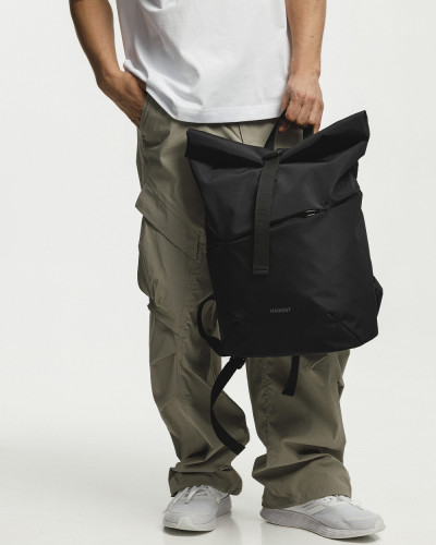 "BASIC ROLLTOP" POLYESTER, BLACK