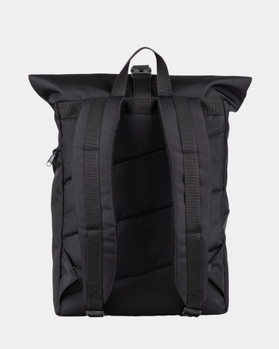 "BASIC ROLLTOP" POLYESTER, BLACK