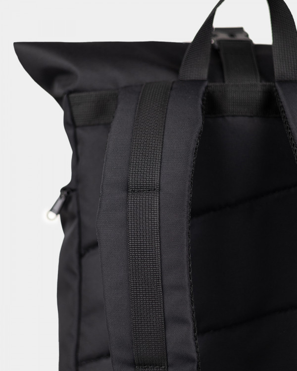 BASIC ROLLTOP POLYESTER, BLACK