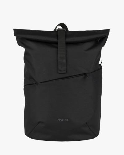 "BASIC ROLLTOP" POLYESTER, BLACK
