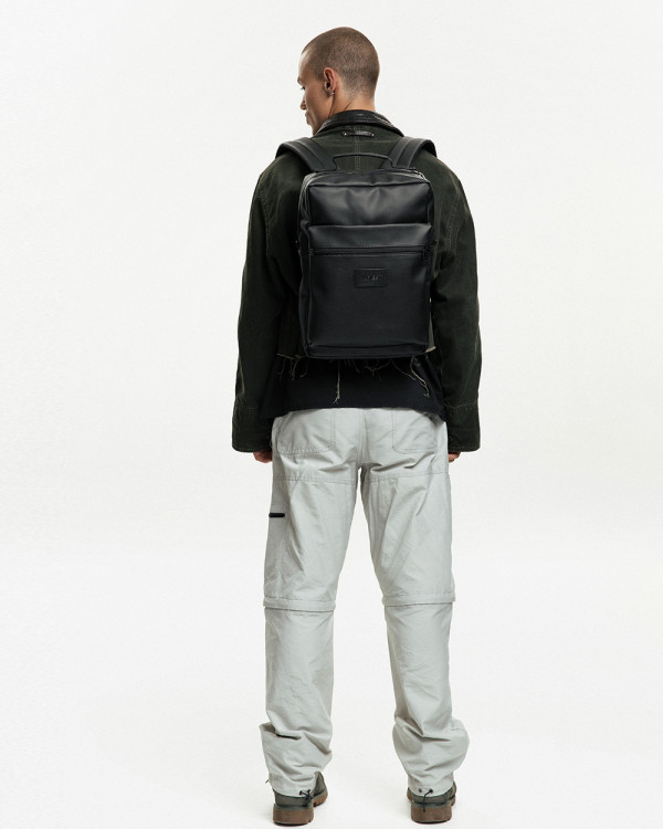 CASPER 02 ECO-LEATHER, BLACK