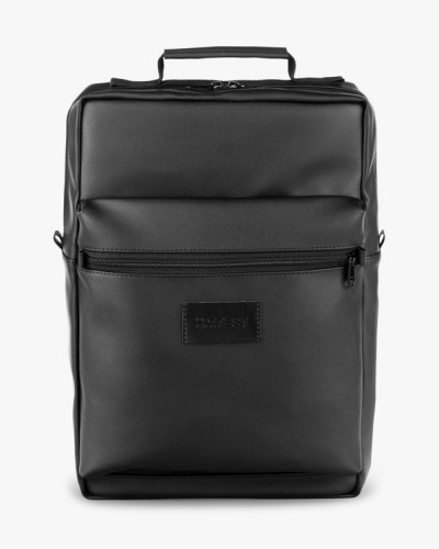 "CASPER 02" ECO-LEATHER, BLACK