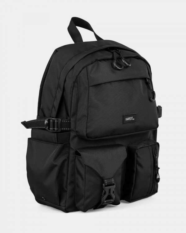 BONNIE POLYESTER, BLACK