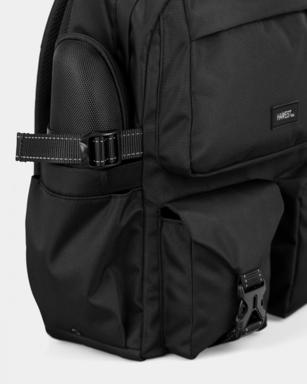 BONNIE POLYESTER, BLACK
