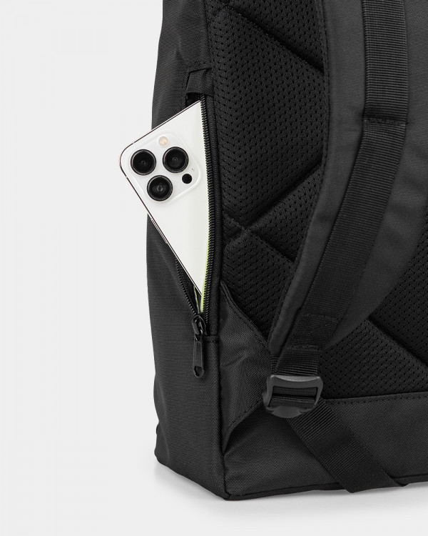 SHUTTLE ROLL 01 POLYESTER, BLACK